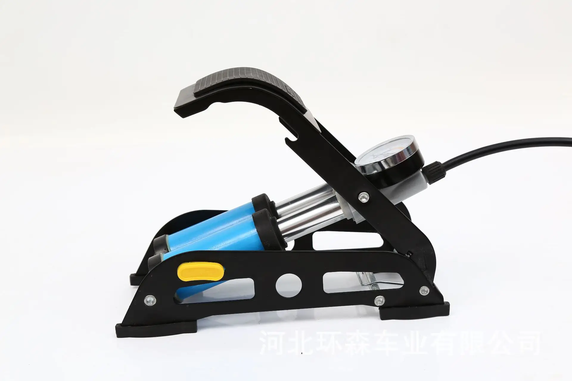 Foot pump mini portable inflatable bicycle pump high pressure double tube pedal for pump