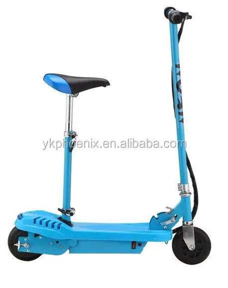 Blue Mini Electric e-scooter 120W with seat for Kids (PN-ES8015S )