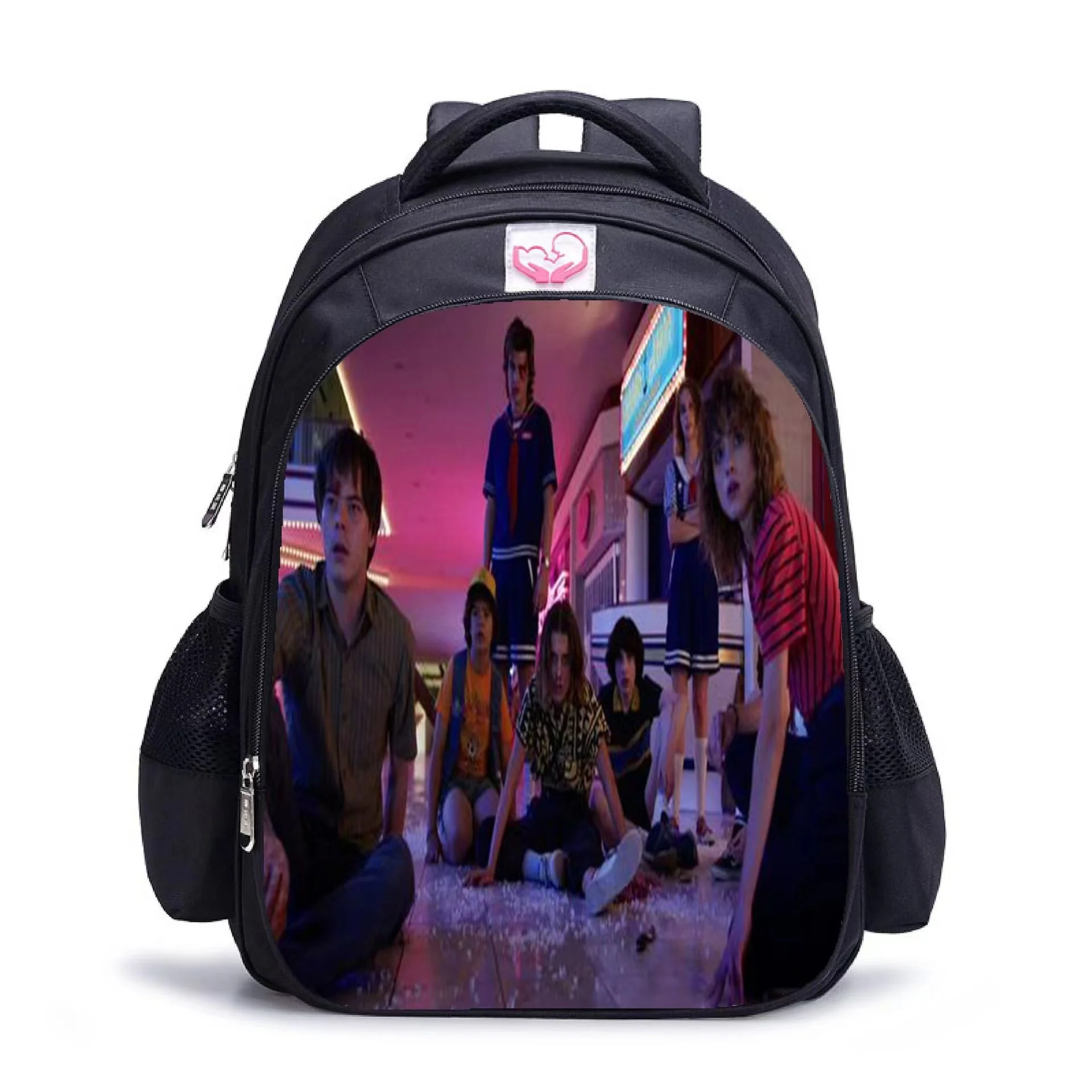 Wholesale Teen School Backpack Waterproof Oxford Durable Black Student Back