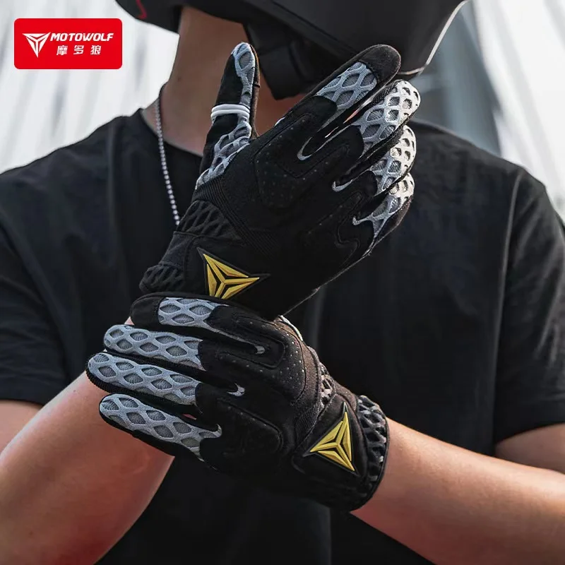 New Arrival of Motowolf Motorcycle  Cycling four season riding Gloves Motorbike ATV Motor Gloves