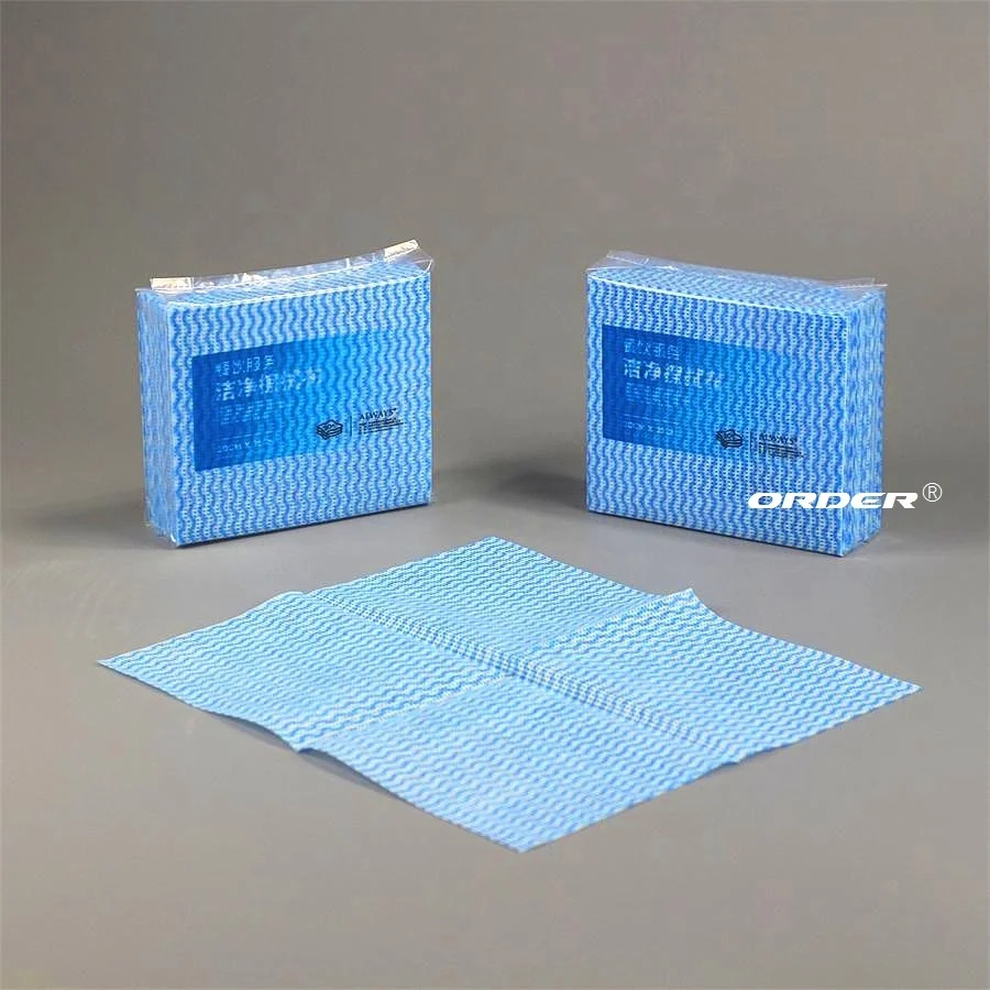 Restaurant kitchen Daily use printing reusable antibacterial foodservice non-woven cleaning cloths Towels