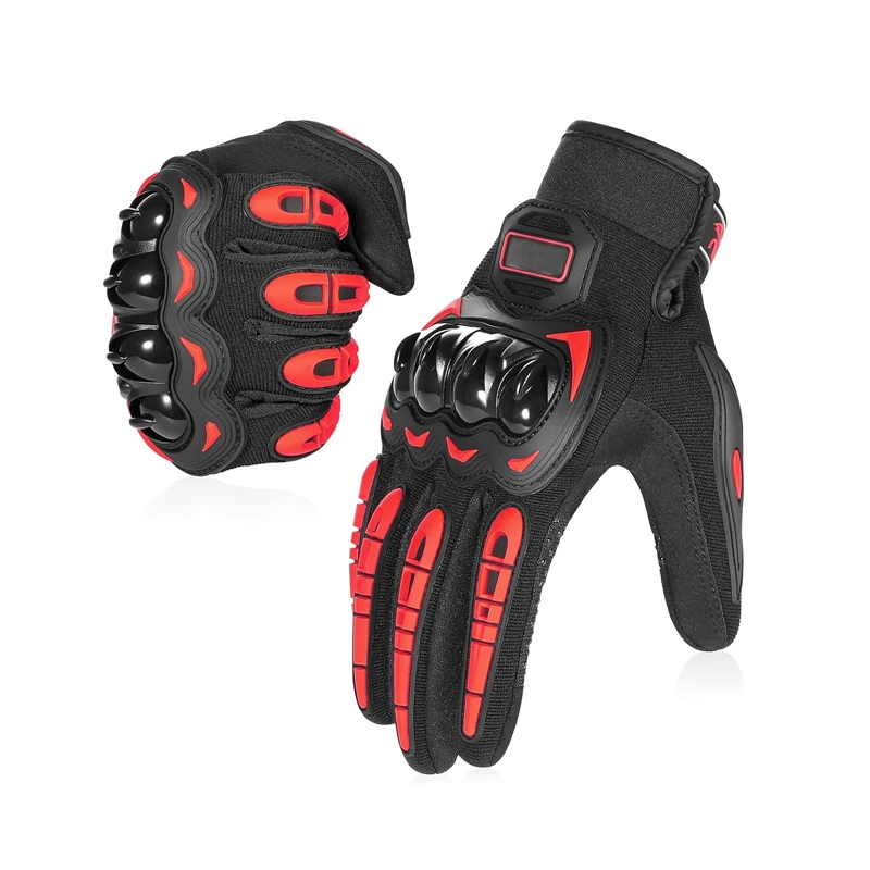 OEM Custom Motorcycle Gloves With Logo Sports Full Finger Anti Slip Gel Pad Motorcycle Bike Gloves