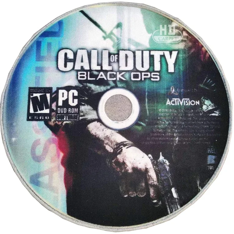 Пользовательские видео игры CD диск коврик для гостиной