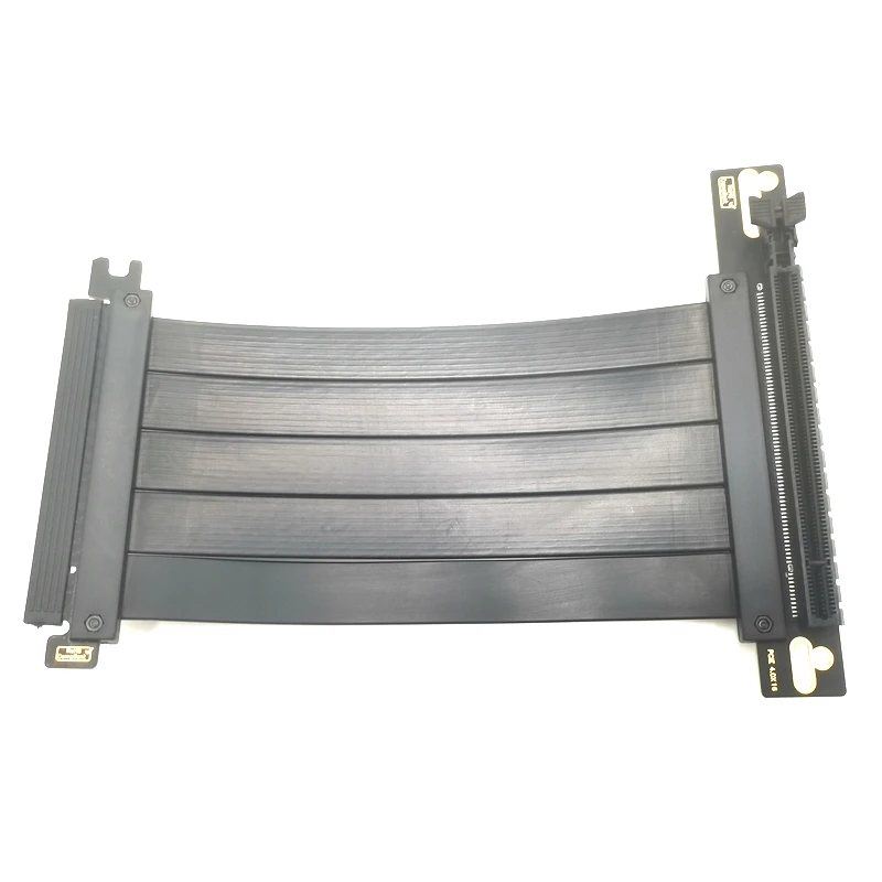 factory recently hot sell Pcie 4.0 X16 Riser Extension Cable Flexible Graphics Card High Speed GPU Riser Cable