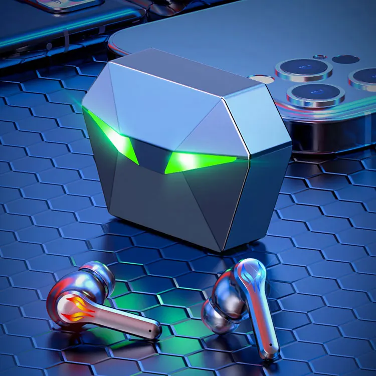 Популярные продукты J116 Mini Music Led Light Bt5.0 Tws Игровые наушники водонепроницаемые наушники спортивные беспроводные наушники