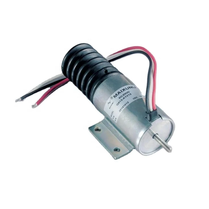 Q613-A1V12 12V for Engine Throttle Pull Solenoid for  Trombetta 1756ES12A2U1 Duty Fuel Shutoff Solenoid