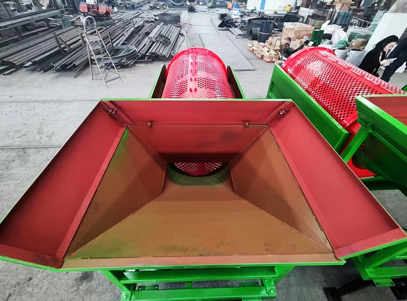 Sinolion portable mini steel trommel screen small size trommel for compost small trommel
