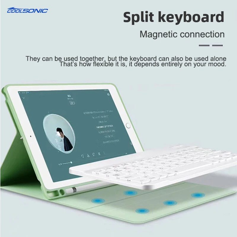 For iPad 9.7 Keyboard Case Magic Silicone Tablet Case Cover For IPad Pro 9.7 Cover Original Design Cover For iPad Keyboard Case