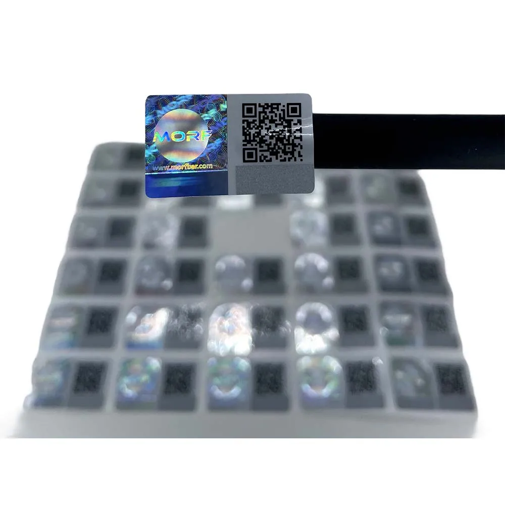 Изготовленная на заказ голографическая наклейка 3D Голограмма этикетка QR код лазерная сканирование голограмма