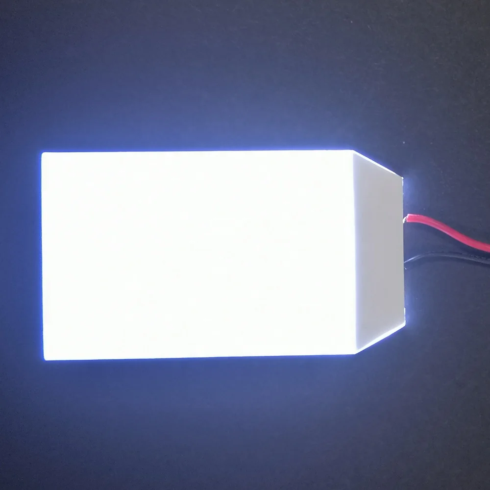 Custom size and shape white color led light backlight guide panel