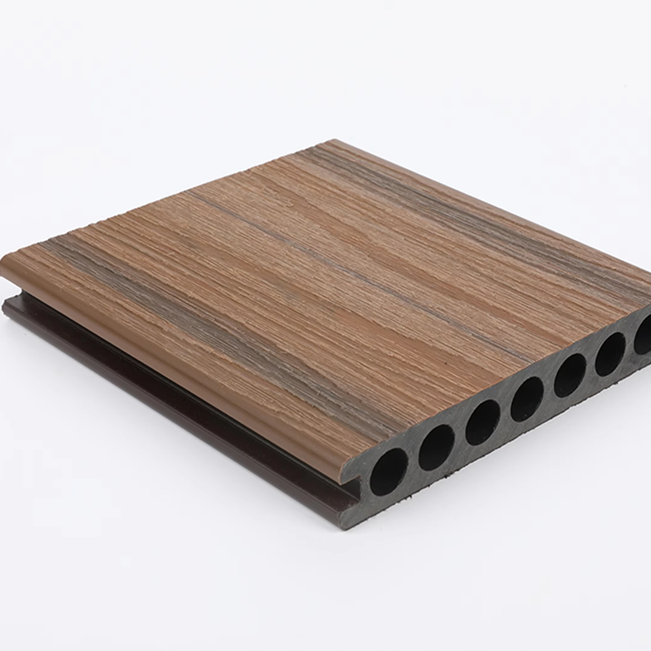 LYW Modern New Technology Waterproof outdoor wpc composite swimming pool deck Hot Sale Co-extruded WPC Composite Decking