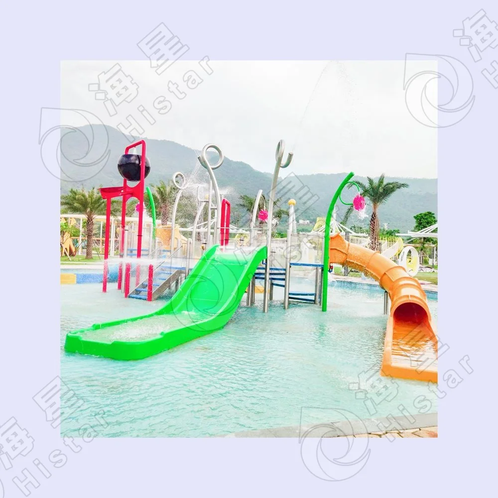 Water amusement park facilities Water house equipment parent-child interactive stainless splash pad pouring water park equipment