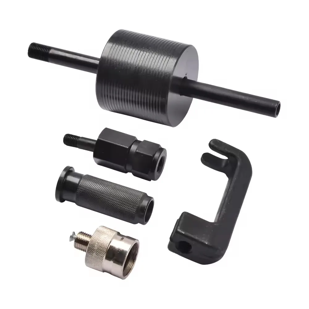 9pcs Diesel Injector Extractor Set With Common Rail Adaptor Slide Hammer Injection Puller CDI Tool Kit Set