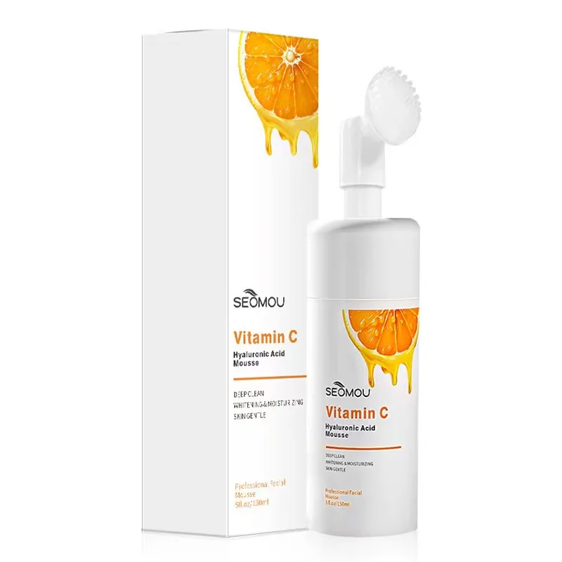 Vitamin C Series Hyaluronic Acid With Facial Serum Body Lotion Cleansing Mousse Gel