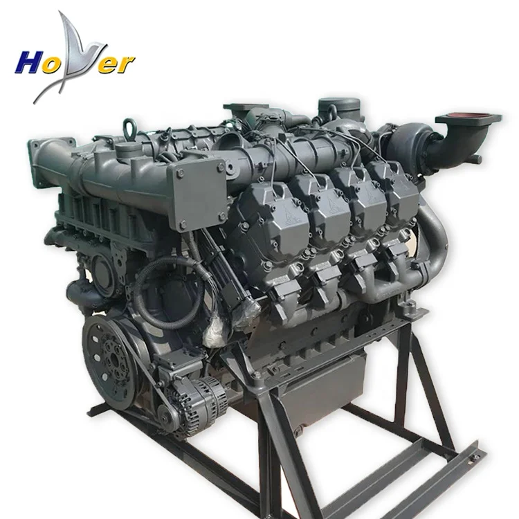  Детали двигателя Deutz BF8M1015C дизельный двигатель 8-цилиндровый 4-ходовой водяное охлаждение для строительных машин