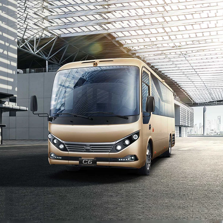 BYD C6 Bus solar electric car Left hand drive BYD C6 MPV high speed new cars battery electric vehicle smart electric bus