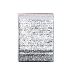 Thermal bag portable folding EPE Disposable insulated bag food delivery aluminum foil cooler bags for seafood