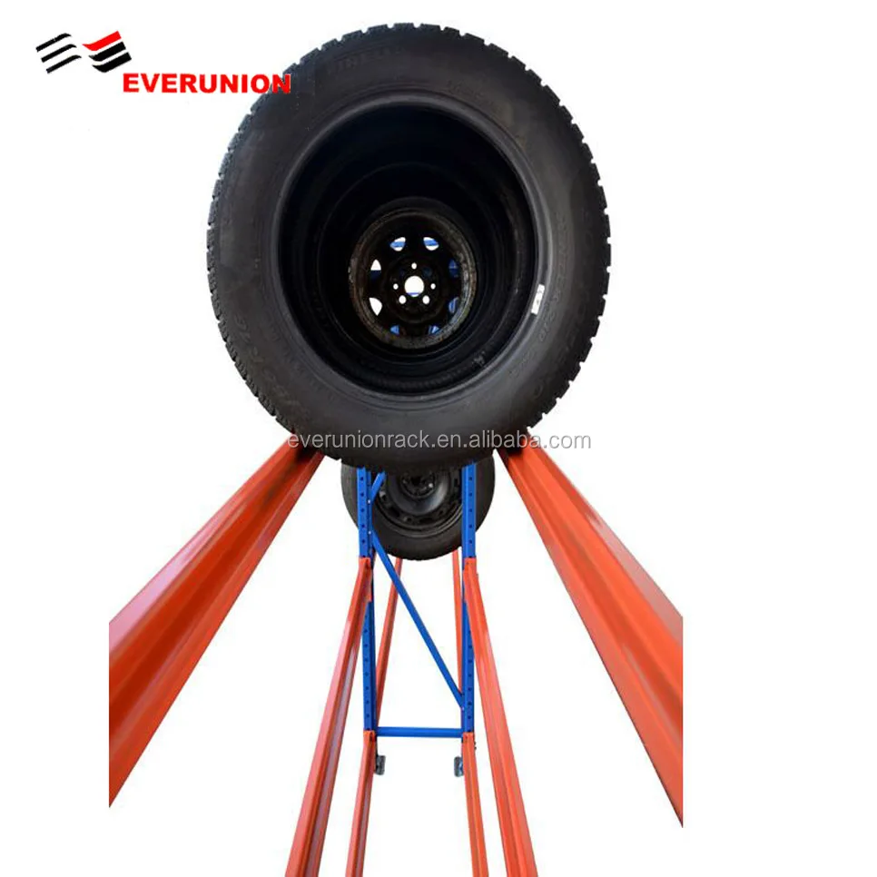 Removable Tire Rack For Warehouse Storage MetalTire Rack