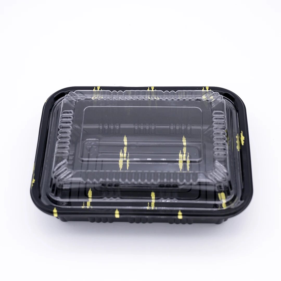 
Hot sale plastic deli roast chicken food packaging container box 