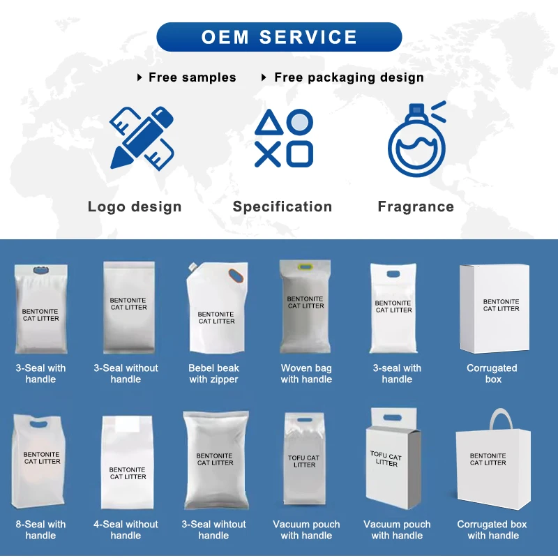 Best Selling Wholesale Factory Price 100% Natural Clay Ore Cat Litter