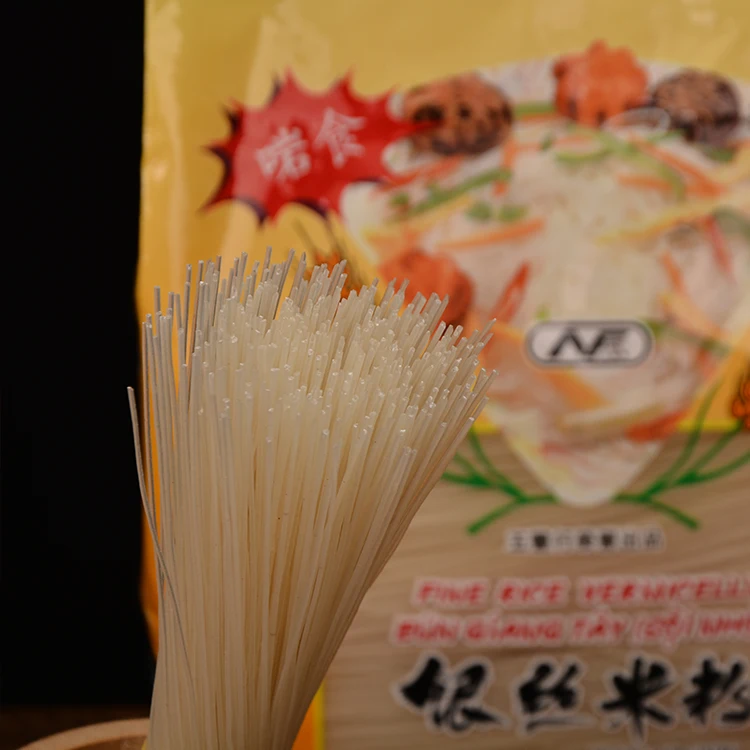 Chinese Manufacturer Wholesale OEM Rice Vermicelli 400G Straight Dried Rice Noodles