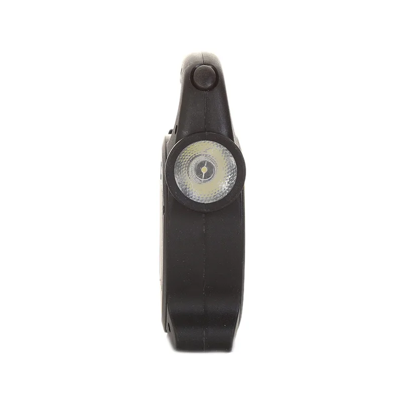 Mini Portable Led Cob Camping Flashlight Lantern Battery Power Floodlight + Side Torch Light For Outdoor Hiking Fishing Working