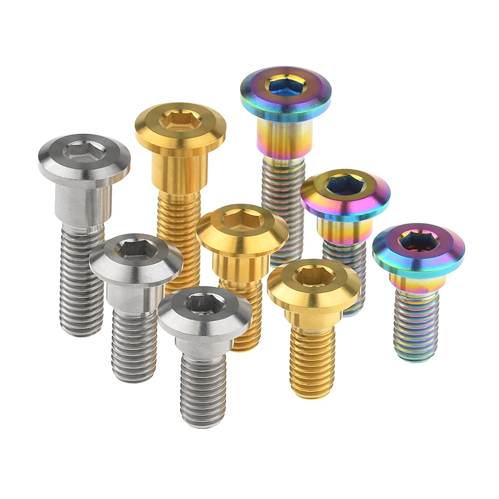 Factory Custom Titanium Bolts M8X20 22 30 33mm Motorcycle Fixed Screws Brake Disc Customized Bolts for Motorcycle Car Fastener