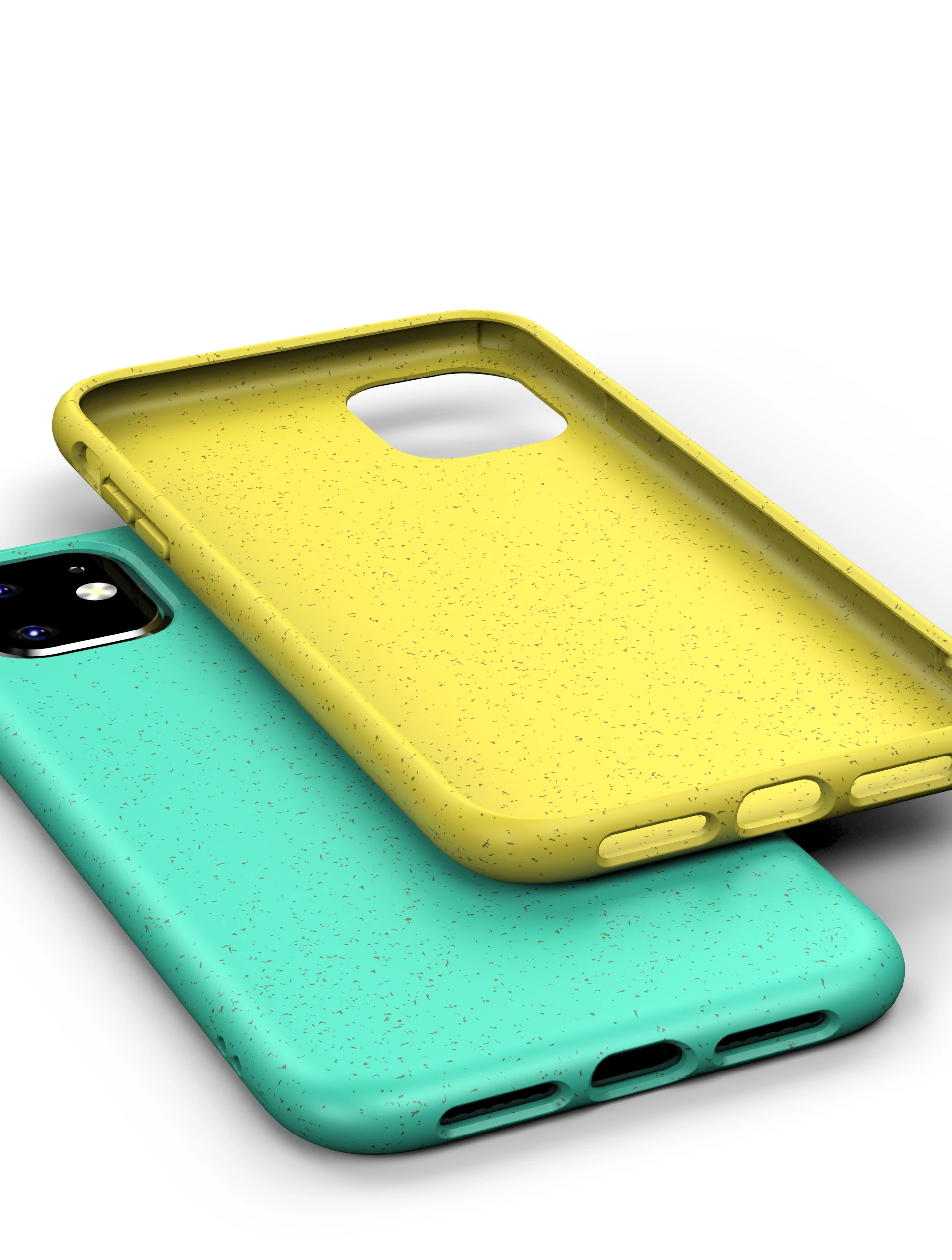 Wheat Straw TPU Bio Degradable Pla Eco Friendly Recycled Biodegradable Phone Case Mobile Cover for iPhone 11 Pro Max