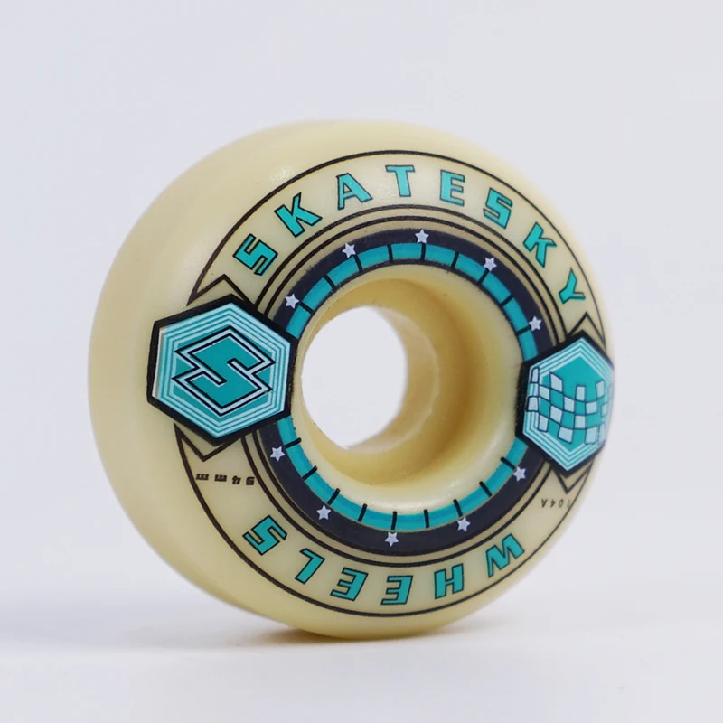 SKATESKY Round Shape 54mm 80% Rebound PU Skate Skateboard Wheels