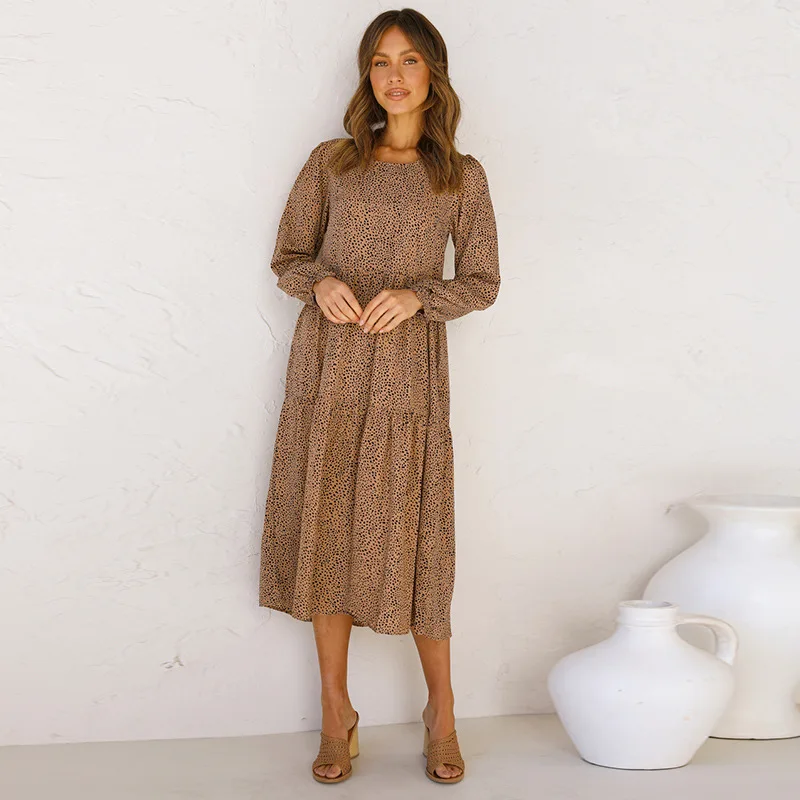 Модное женское платье большого размера для выпускного вечера, клуба, Повседневное платье с длинным рукавом