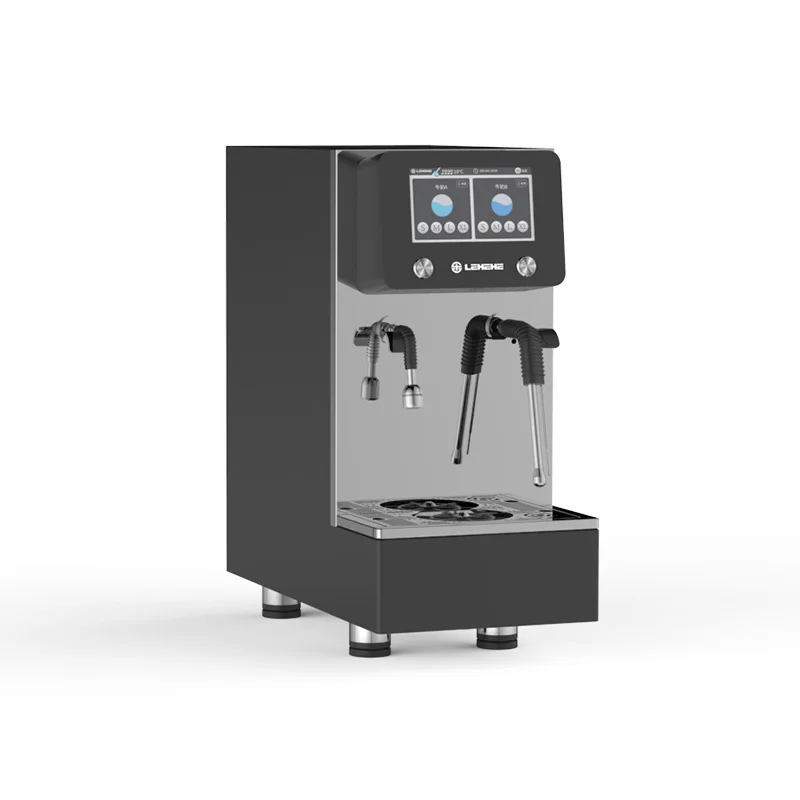 Lehehe Intelligent Dual Boiler Pid Steam Machine Bubble Tea Equipment Milk Frother Steamer For Cafe