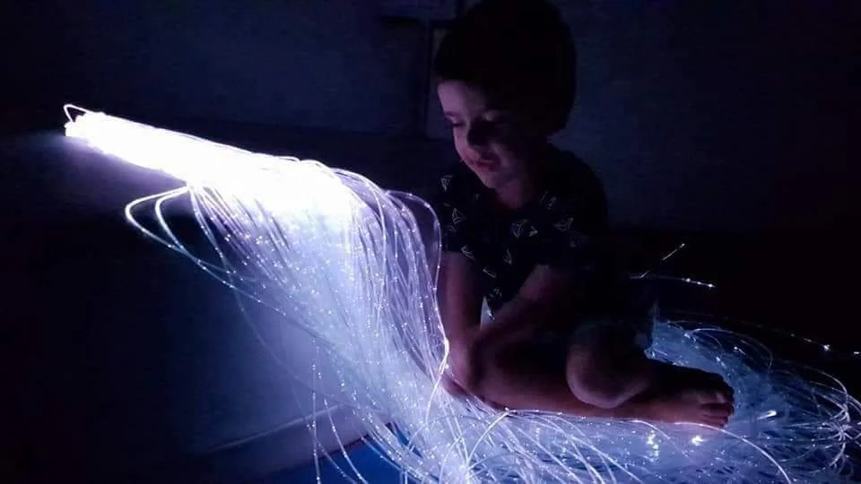 Quality LED Fibre Optic Light Lamp Optical Fiber Colorful Night Light