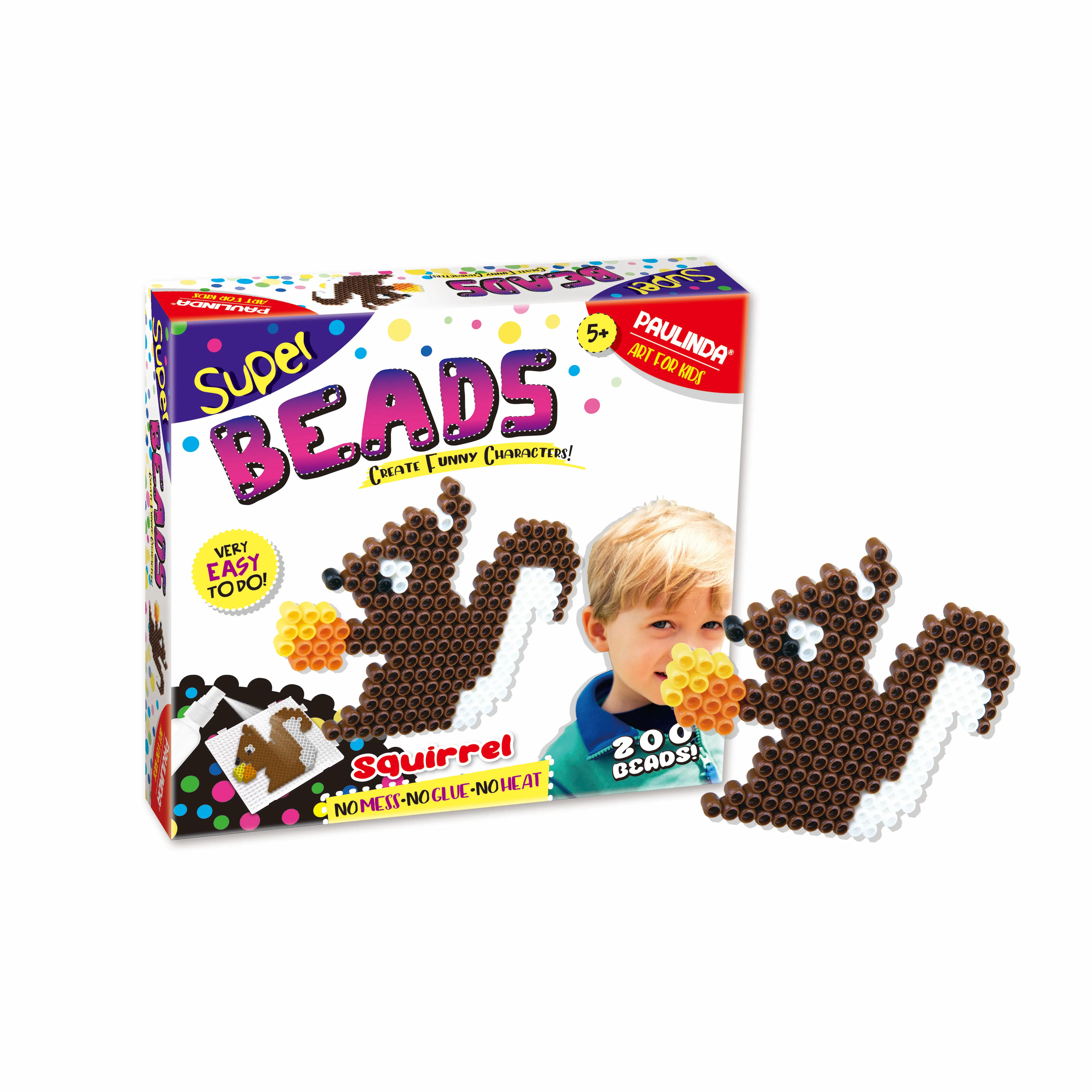 
Fun Project Educational Customized DIY Magic Water Fuse Beads Super Beads Kit with Pegboard 