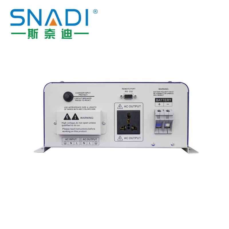 Low frequency inverter 12v 24v 500w 1kw 2kw  off grid solar power hybrid inverter dc to ac power inverter with battery storage