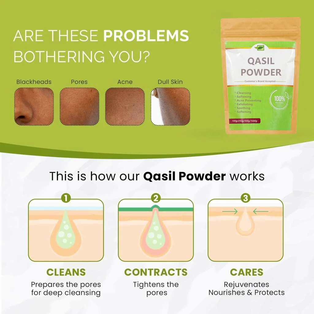Заводская цена для qasil порошок мешок private label