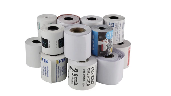 ATM Thermal Paper Roll, Black Mark Sensor Can be Pre-printed, Various Widths are Available