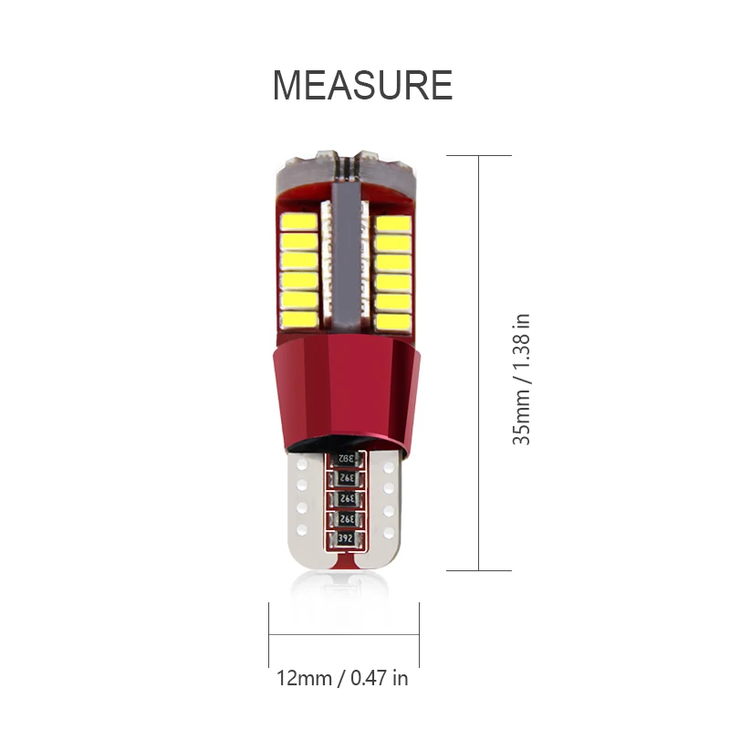 194 LED Bulbs Extremely Super Bright 3014 Chipset T10 LED for Car Truck Interior Dome Door License Plate Lights
