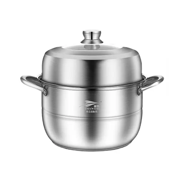 38cm Chinese Sea Portable Multifunctional Food Display Stainless Steel Steamer Pot