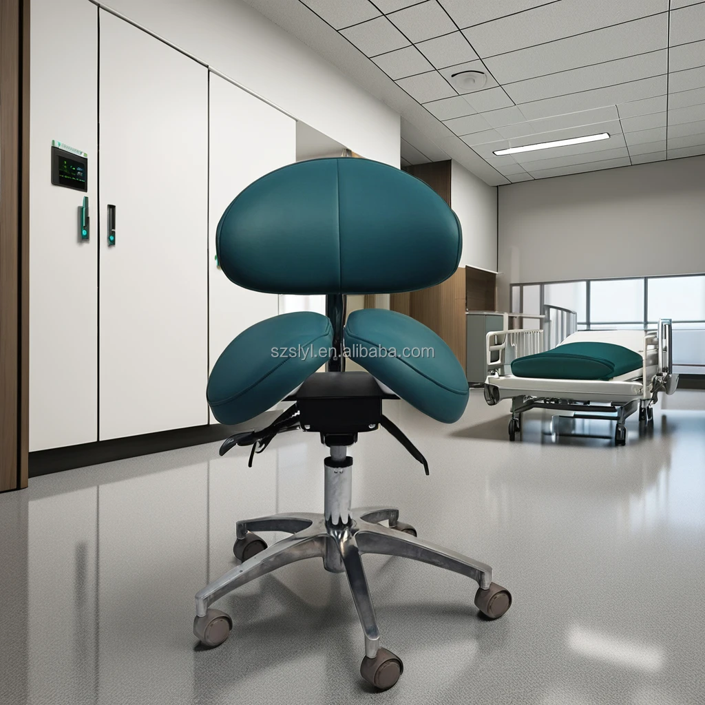 Hot Sale Reclining Adjustable Beauty Salon Saddle Seat Chair Swivel Saddle Chair Swivel lift Chair with Armrest for Lashing