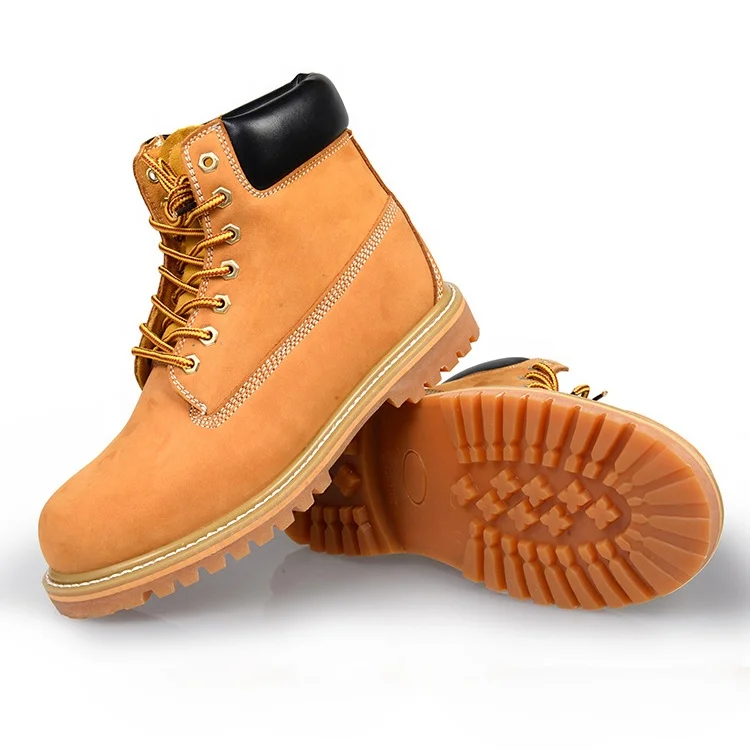 Fashion goodyear welt oxford sole nubuck leather 6inch composite toe work safety boots