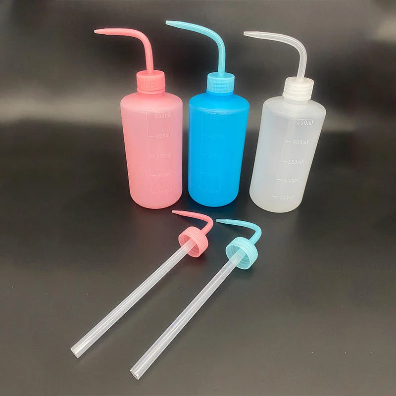 150ml 250ml 500ml 1000ml Plastic Squeeze Lab Wash Bottle Water Rinse Squirt Bottle For Tattoo Eyelash Cleaning Lash Bath Bottle