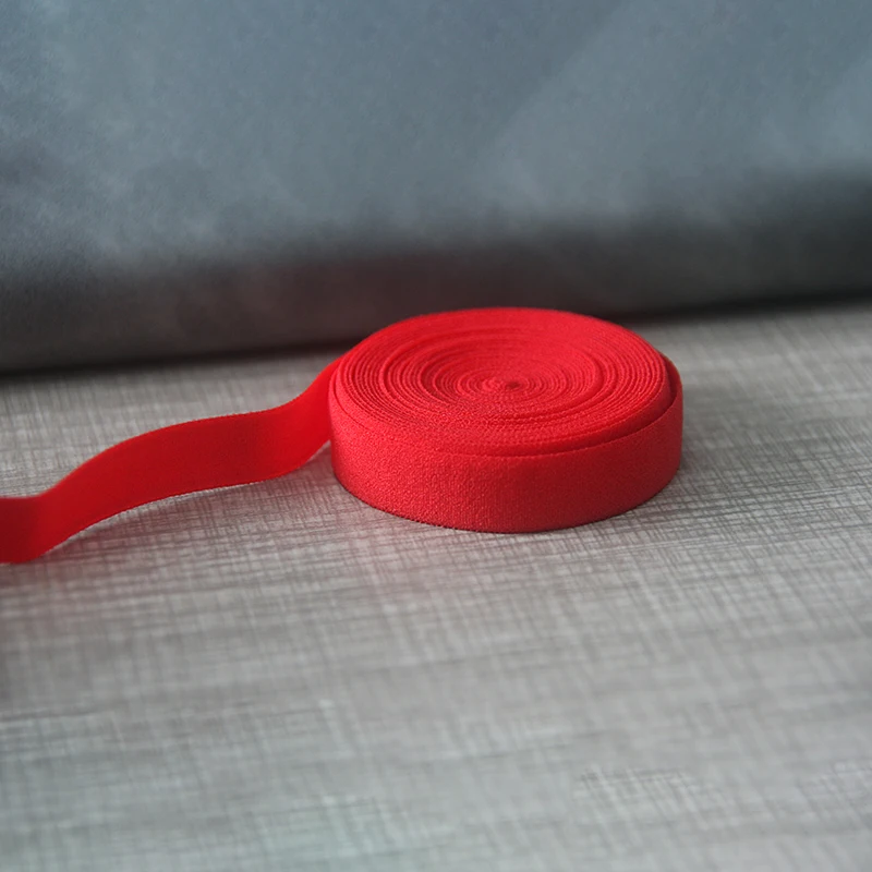 10mm Lingerie Brushed Elastic Webbing Good Quality Soft Plain Bias Tape Nylon Underwear Accessories OEM Order OEKO-TEX