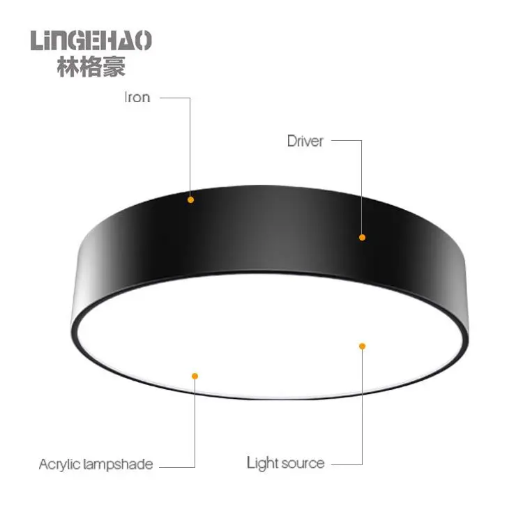 Hot sale indoor ceiling light 48w round led ceiling lamps with CE CCC SAA Certification