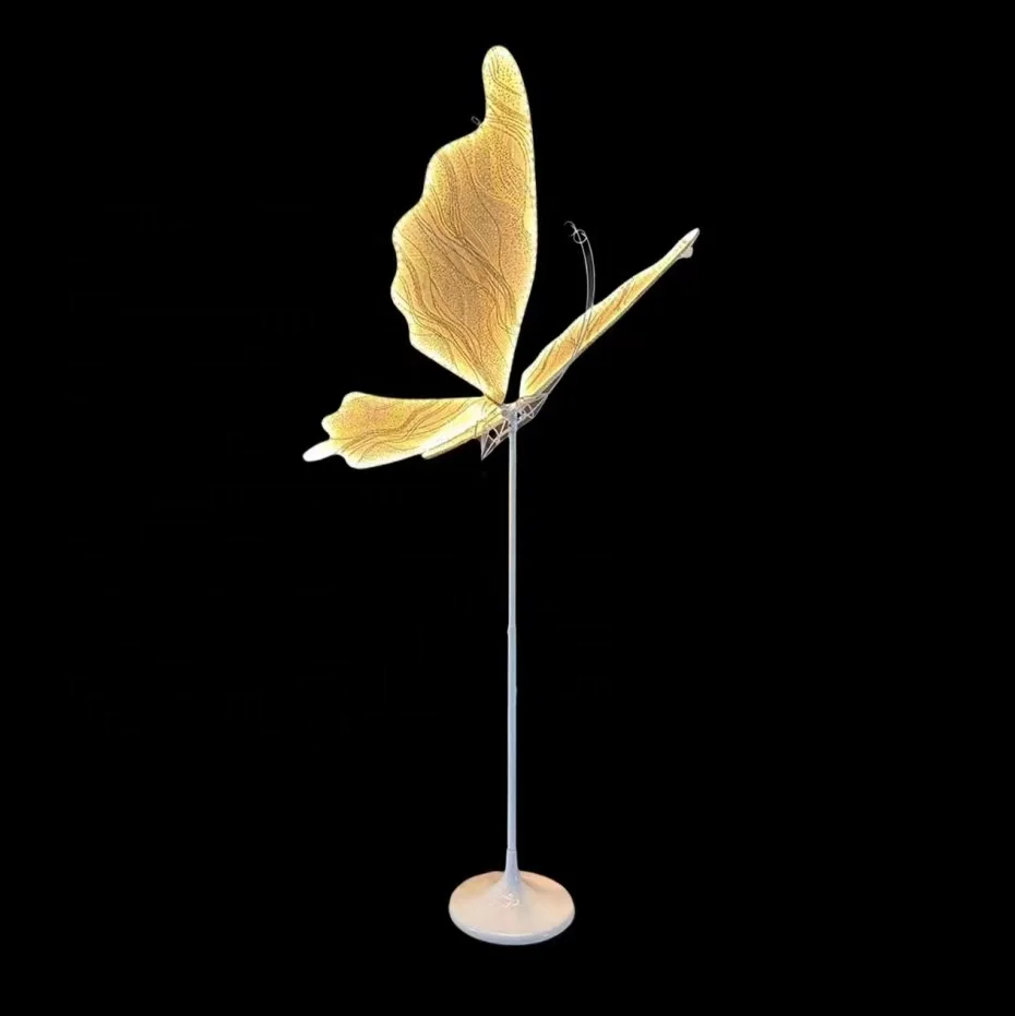 wedding led lights butterfly decoration backdrop lighted butterfly wings in led lights for event