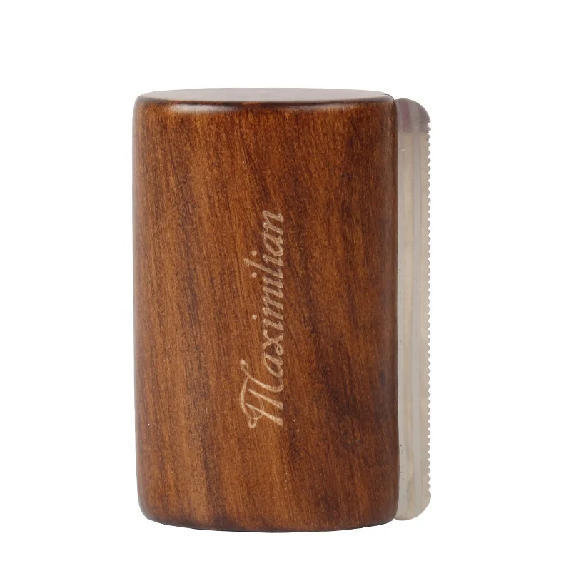 
Factory Wholesale Classical Style Upscale Wooden Handle Horse Deshedding Tool Horse Curry Comb 