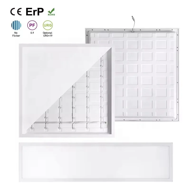 Фабричная квадратная бескаркасная Светодиодная панель 2x2 2x4 1x4 интеллектуальная светодиодная умная регулируемая лампа для поверхностного монтажа