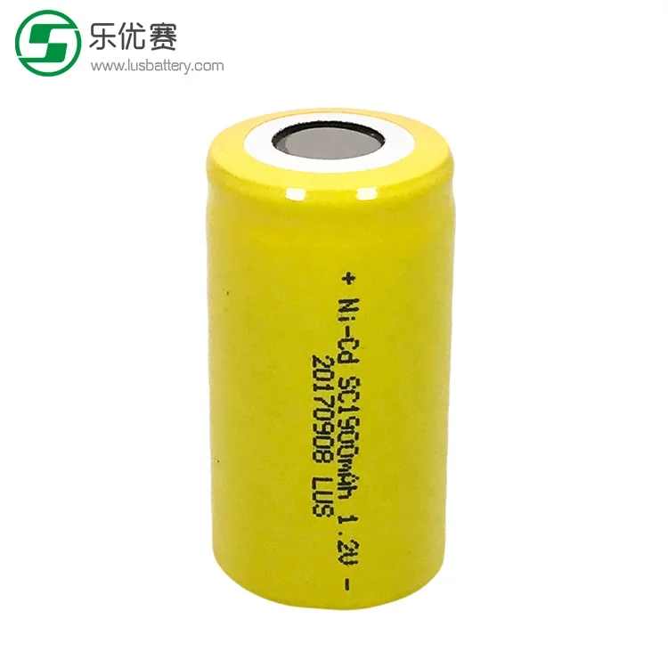 Ni-Cd battery size Sc 1900Mah Nickel Cadmium Rechargeable Battery 1.2v 1900mah
