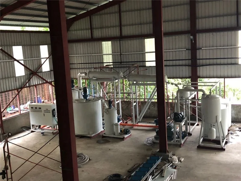 Specialized in Producing Mini Scale Waste Oil Refinery, Black Dirty Engine Oil Clean Machine