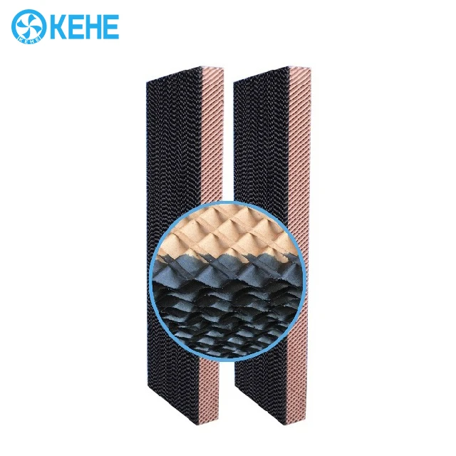 Low price 7090 7060 5090 poultry farm evaporative honey comb water cooling pad for greenhouse air cooling system