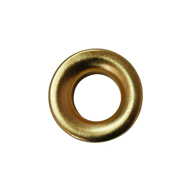 Rolled Rim Grommet And Spur Washer Eyelet custom brass/stainless steel material for tarpaulin
